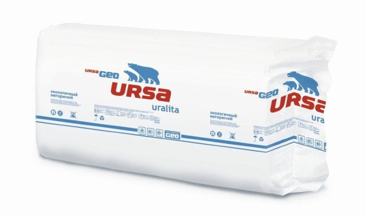 Утеплитель Ursa GEO 33 PN П-30 1250х600х50 мм 20шт. уп