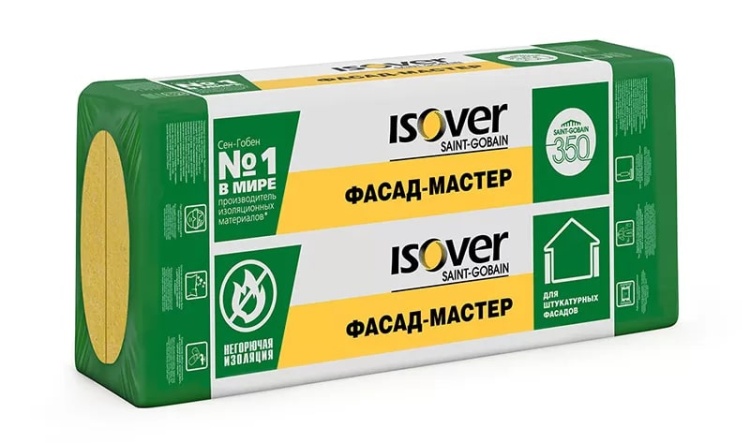 Утеплитель Изовер Фасад Мастер 1000х600х120 мм, 3 шт. уп