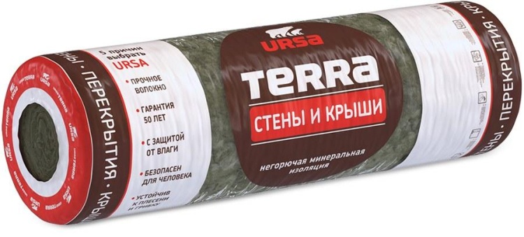 Утеплитель Ursa Terra Стены и Крыши 4000х1220х150